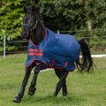 Mio T/O Med Horse Blanket, Dark Blue/Dark Blue & Red, 75