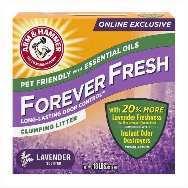 Arm & Hammer Litter Forever Fresh Lavender Clumping Cat Litter, 18-lb box slide 1 of 8