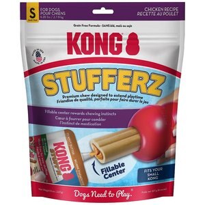 KONG Stufferz Chicken Dog Treats, 8-oz bag, Small