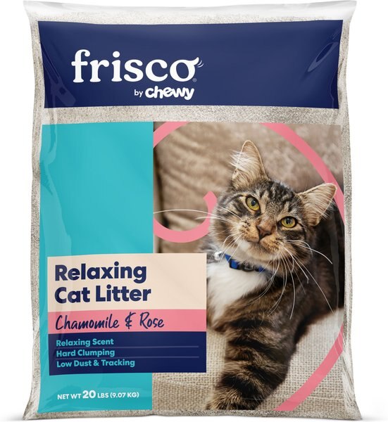 Frisco Relaxing Chamomile & Rose Scented Clumping Clay Cat Litter, 20-lb bag slide 1 of 5