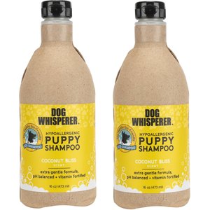 Dog Whisperer Hypoallergenic Coconut Bliss Puppy Shampoo, 16-oz bottle, case of 2