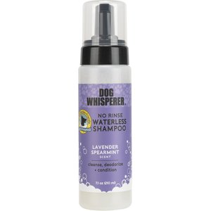 Dog Whisperer No Rinse Waterless Lavender Spearmint Dog Shampoo, 7.1-oz bottle