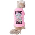 Wagatude Stay Wild Mushroom Dog T-Shirt, XX-Small