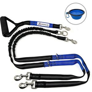 Pet Fit For Life Nylon Dual Adjustable Dog Leash, 65-in long, 2-in wide