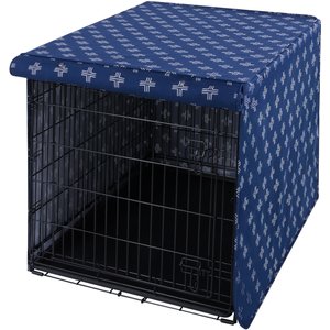 Frisco Crate Cover, 42 inch, Blue Crosses