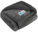 PetAmi Waterproof Dog Blanket, Charcoal Gray, Medium