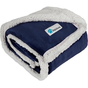 PetAmi Puppy Dog Blanket, Blue