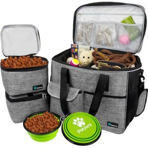 PetAmi Dog & Cat Travel Bag, Grey, Large
