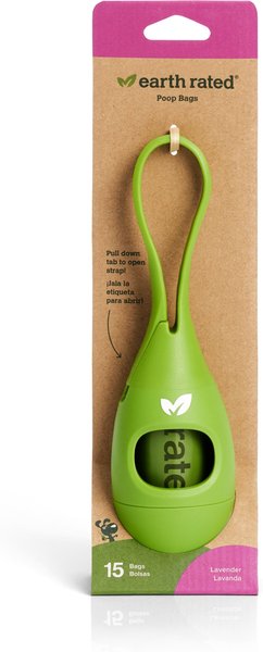Earth Rated PoopBags Dispenser V2 with Bags, 1 dispenser, 15 bags scented slide 1 of 8