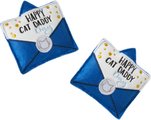 Frisco Father's Day Card Felt Cat Toy with Catnip, 2 count