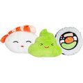 Pearhead Sushi Bento Dog Toys, 3 count