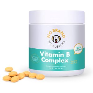 No Brand Pet Supplies Vitamin B Complex Tablets for Dogs, 120 count