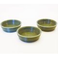 Stroodies Crested Gecko Bowl, 3 count, Olive Drab, 0.5-oz