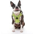 Gooby Escape Free Memory Foam Step-In Small Dog Harness, Green, Medium