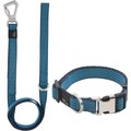 Pet Life Escapade Outdoor Series 2-in-1 Convertible Dog Leash & Collar, Blue, Small