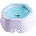 Pet Life Everspill 2-in-1 Food & Anti-Spill Water Dog & Cat Bowl, Blue