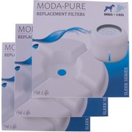 Pet Life Moda-Pure Filtered Dog & Cat Fountain Replacement Filters, 3 count