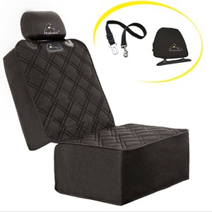 Meadowlark Front Seat Protector Dog & Cat Cover, Black, Standard