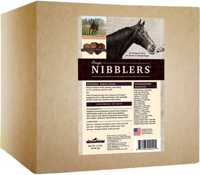 Omega Fields Omega Nibblers Horse Treats, 15-lb box, slide 1 of 1