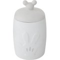 Disney Mickey Mouse Ceramic Dog & Cat Treat Jar, White, 3.5 cups