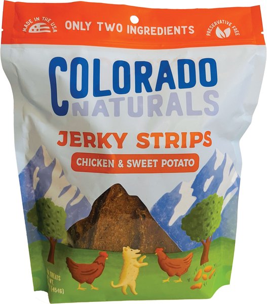 Colorado Naturals Chicken & Sweet Potato Jerky Dog Treats, 16-oz bag slide 1 of 1