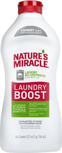 Nature's Miracle Stain & Odor Additive Laundry Boost, 32-oz bottle slide 1 of 8