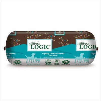 Nature's Logic Lightly Cooked Lamb Recipe Frozen Dog Food, 1.5-lb roll, case of 8, slide 1 of 1