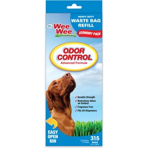 Four Paws Wee-Wee Outdoor Odor Control Heavy Duty Dog Waste Bags, 315 count