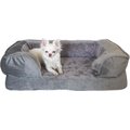 Alpha Paw Luxury Memory Foam Sofa Dog Bed, Small