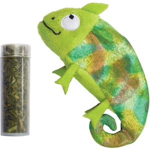 KONG Refillables Chameleon Cat Toy, Green
