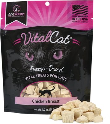 Vital Essentials Chicken Breast Freeze-Dried Cat Treats, slide 1 of 1
