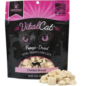 Vital Essentials Chicken Breast Freeze-Dried Cat Treats, 1-oz bag