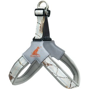 Doggy Tales Realtree Step In V Dog Harness, Snow, Small