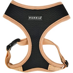 Puppia Soft II Dog Harness, Black, Small: 13 to 18-in chest
