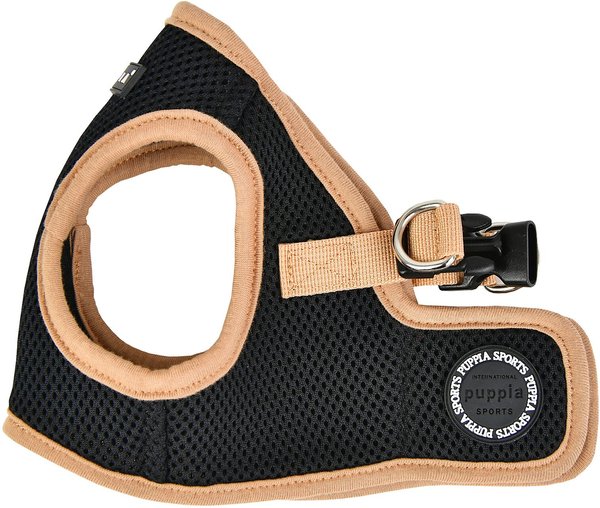 Puppia Soft Vest B Dog Harness, Black, Small: 10.8 to 11.2-in chest slide 1 of 5