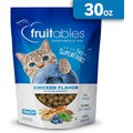 Fruitables Chicken & Blueberry Flavor Crunchy Cat Treats, 30-oz bag