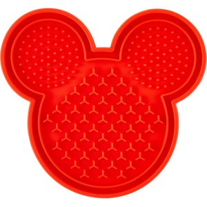 Disney Mickey Mouse Silicone Dog & Cat Treat Yummy Mat, Red