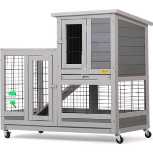 Coziwow by Jaxpety Outdoor Wooden Rabbit Hutch