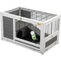 Coziwow Outdoor Wooden Rabbit Bunny Hutch Small Animal House