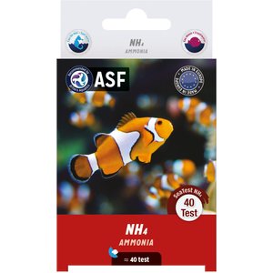ASF SeaTest NH3 (Ammonia-Ammonium) Fish Aquarium Water Test Kit, 40 count