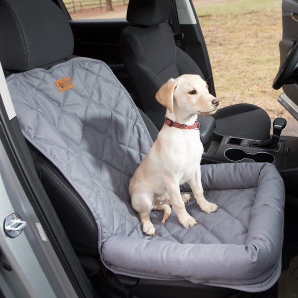 3 Dog Pet Supply Single Car Seat Protector With Bolster Large Gray Chewy Com - Rear Car Seat Protector For Dogs