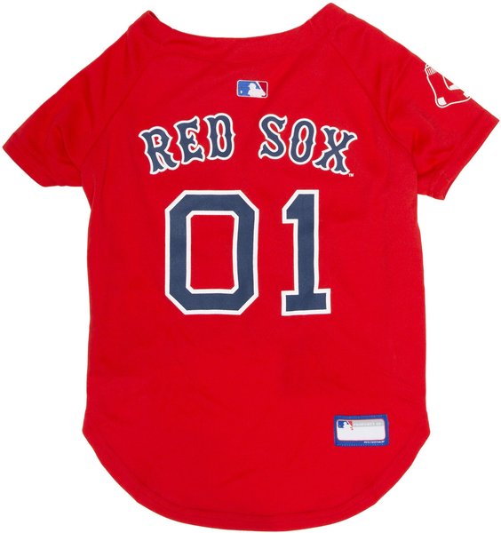 Pets First MLB Dog & Cat Jersey, Boston Red Sox, 3X-Large slide 1 of 3