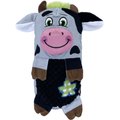KONG Huggz Farmz Cow Squeaky Plush Dog Toy, Large