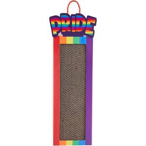 Frisco Pride Rainbow Hanging Cat Scratcher Toy with Catnip