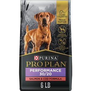Purina Pro Plan Sport Performance 30/20 Salmon & Cod Formula Dry Dog Food, 6-lb bag