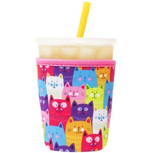 BREW BUDDY Cat Lover Insulated Drink Sleeve, Small