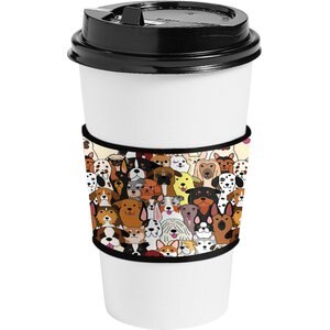 BREW BUDDY Dog Lover Hot Coffee, Tea & Hot Chocolate Insulated Drink Sleeve
