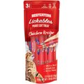 Beefeaters Lickables Chicken Puree Recipe Cat Treat, 1.59-oz bag, case of 12