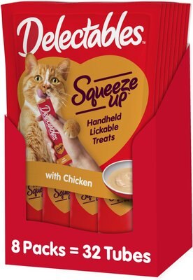 Hartz Delectables Squeeze Up Chicken Lickable Cat Treat, slide 1 of 1