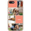 Caseable Hard Shell Personalized Phone Case, Grid, Apple iPhone SE/Apple iPhone7/Apple iPhone 8